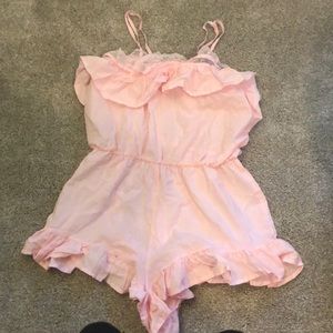 Victoria’s Secret pink sleeping romper